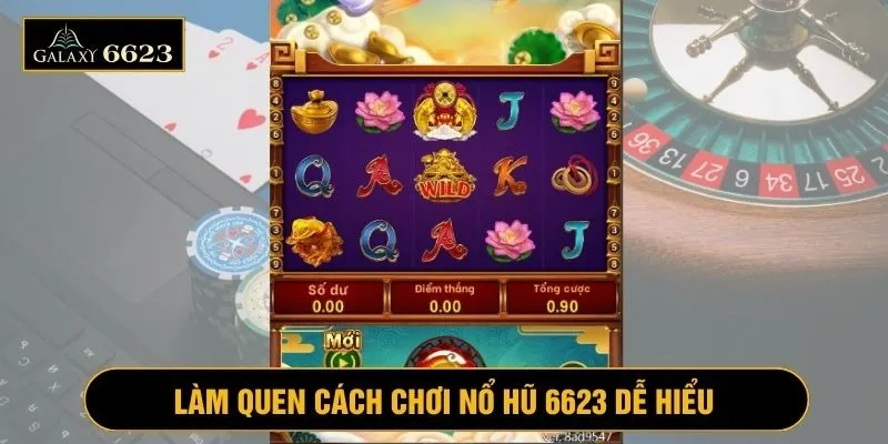 Bet thủ làm quen luật chơi nổ hũ tại 6623 đơn giản