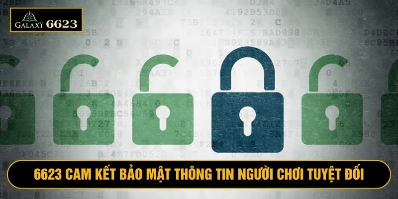 Chính sách bảo mật 6623 cam kết bảo mật dữ liệu người chơi tuyệt đối