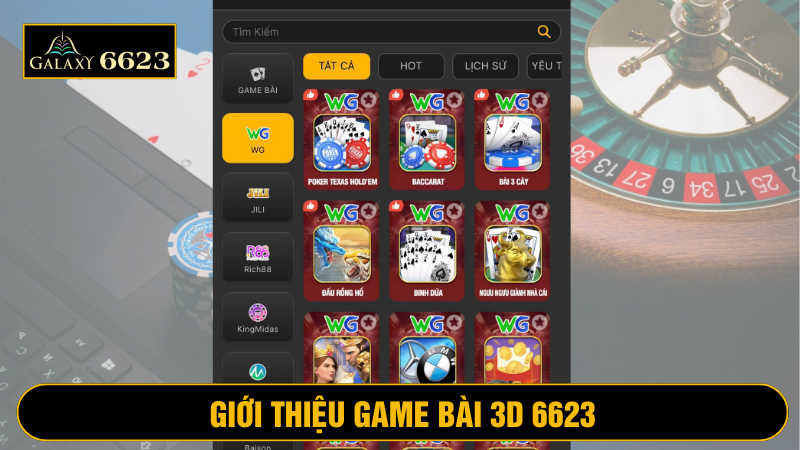 Game bài 3D 6623 mang đến cơ hội giải trí ấn tượng cùng phần quà hấp dẫn