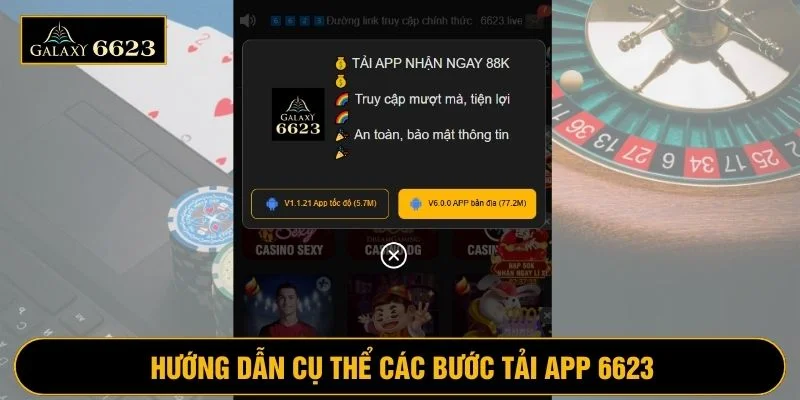 Lựa chọn phiên bản app 6623 phù hợp với cấu hình của điện thoại