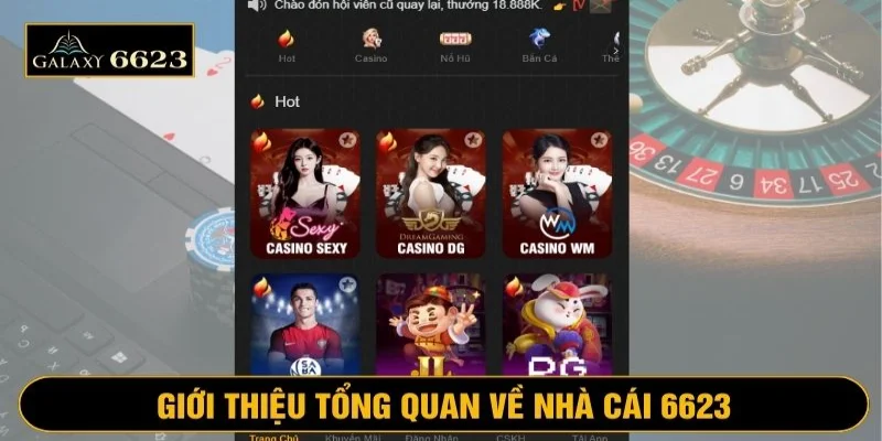 Nền tảng giải trí 6623 ra mắt thị trường vào năm 2020